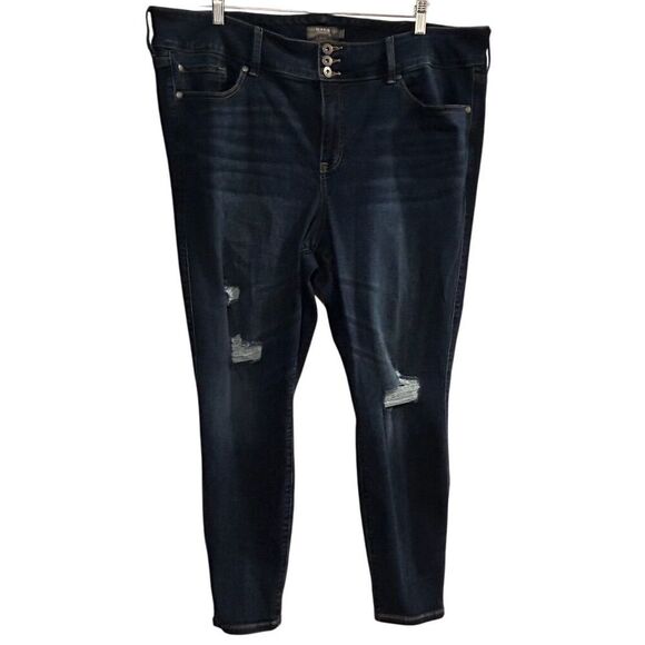 Torrid Women's Plus Size 24T Jegging Blue High-Rise Super Soft Denim - Picture 1 of 12